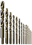 Both cobalt and titanium drill bits are able to work fine for a long time. But each type has its own peculiar properties. For example, sharpening titanium bits will grind off their coating, cobalt bits are great for tough steel but are brittle, etc. Read our short cobalt vs titanium drill bits comparison to choose the right bits for your project.