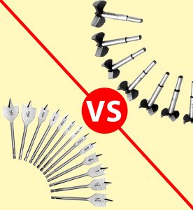 Forstner Bit vs Spade Bit