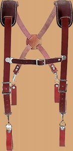 leather tool belt suspenders